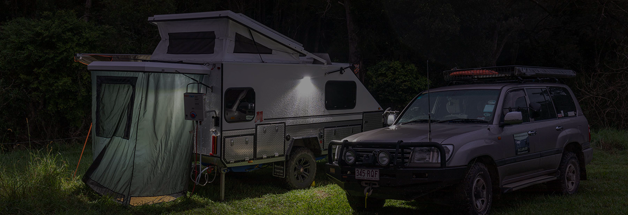 Modcon RV off road hybrid camper trailers