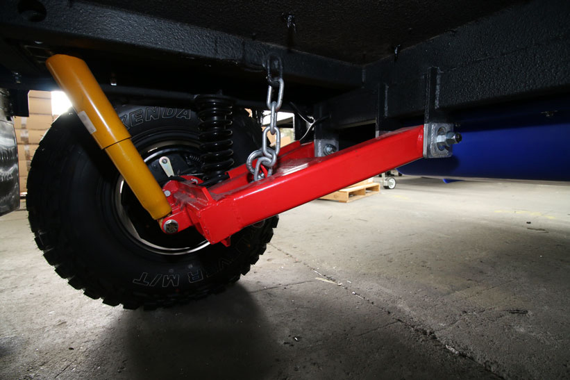 Modcon RV off road hybrid camper trailers C3 suspension