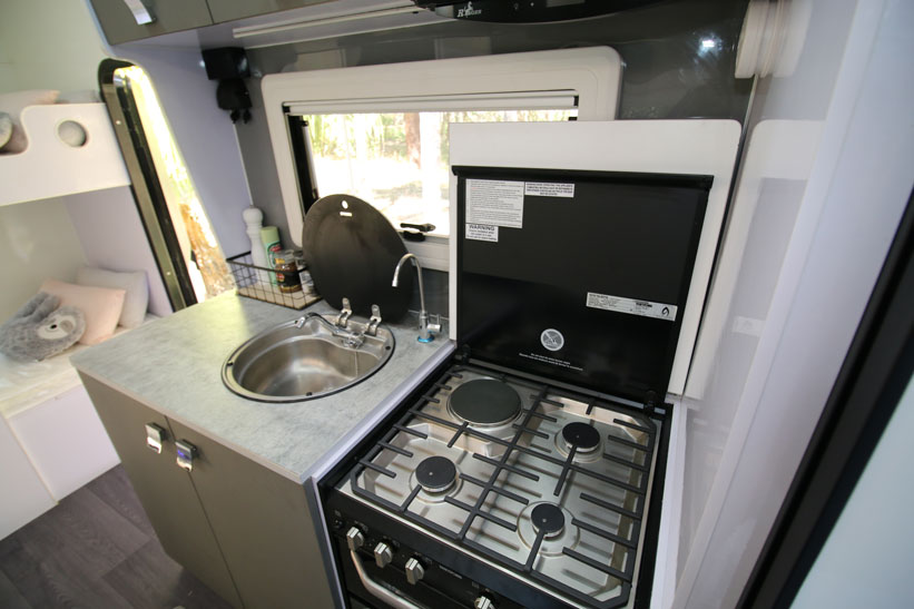 Modcon RV off road caravans Cruiser 16 Family kitchen