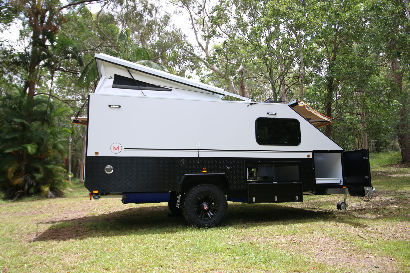 Modcon RV off road hybrid camper trailers C3P driver's side