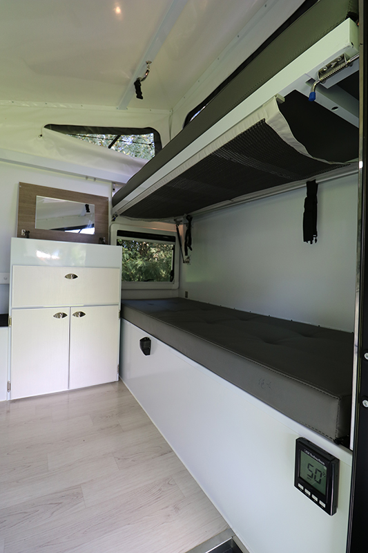 Modcon RV hybrid camper trailers C3 double bunks