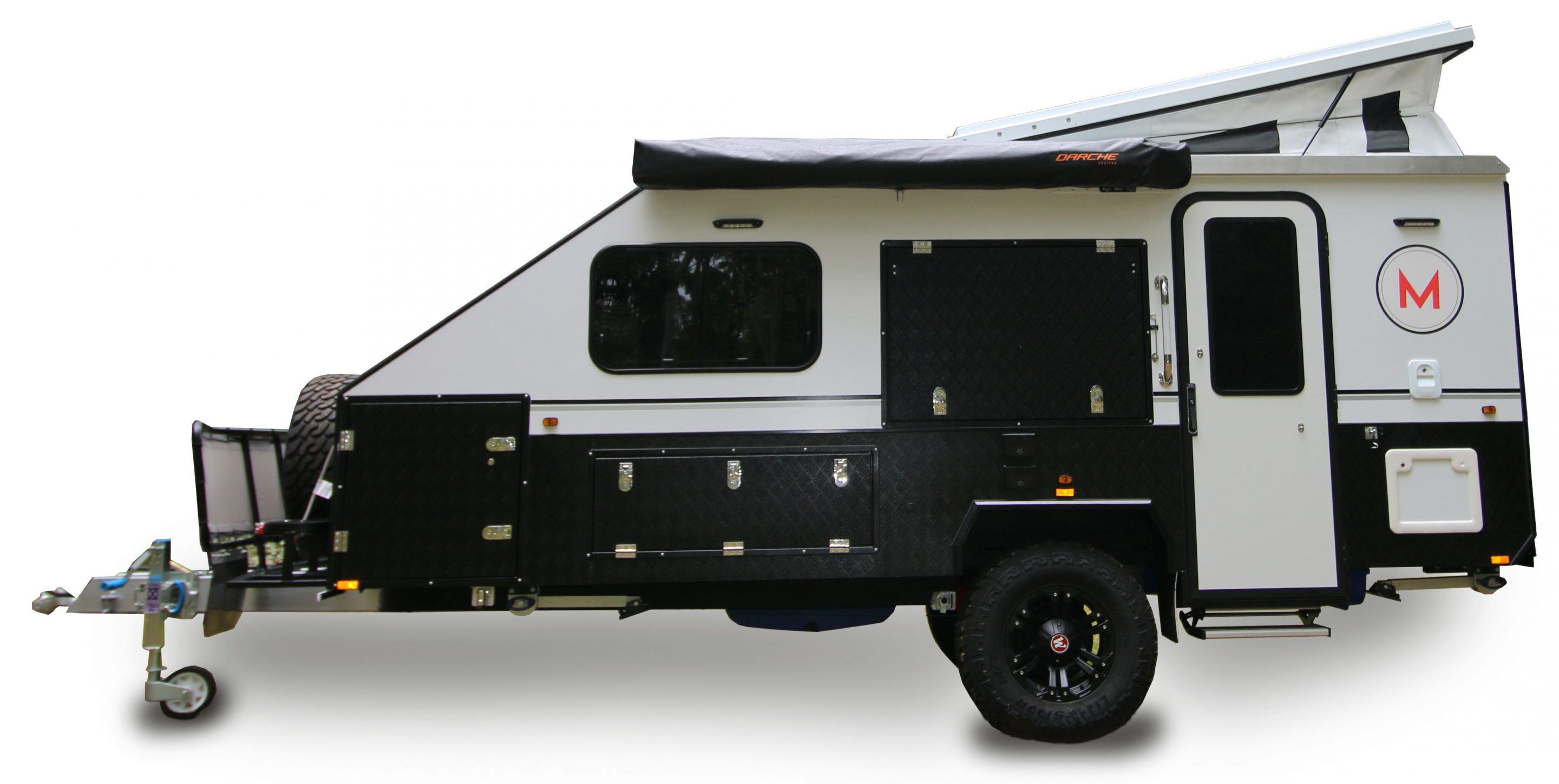 Modcon RV hybrid camper trailers C3P passenger side
